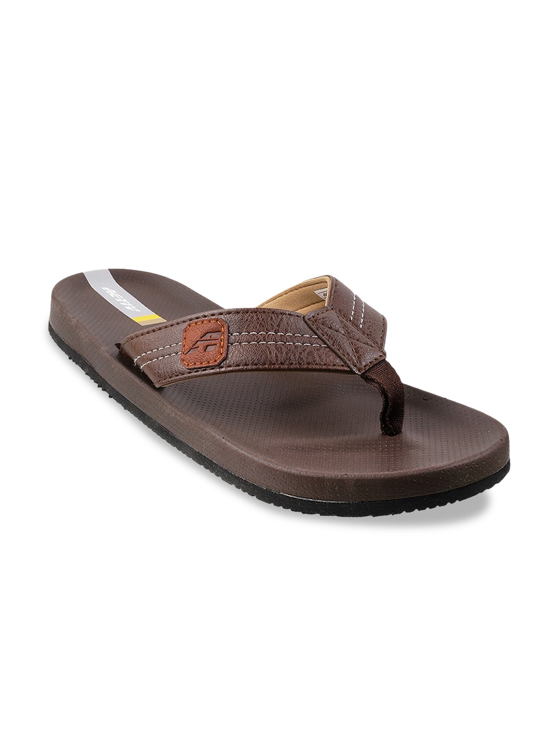 

ACTIV Men Brown Printed Thong Flip-Flops