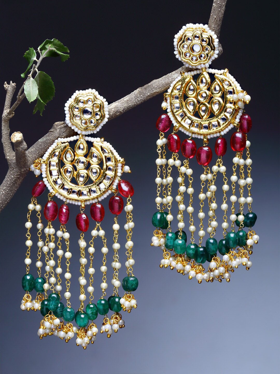 

DUGRISTYLE Pink Contemporary Drop Earrings