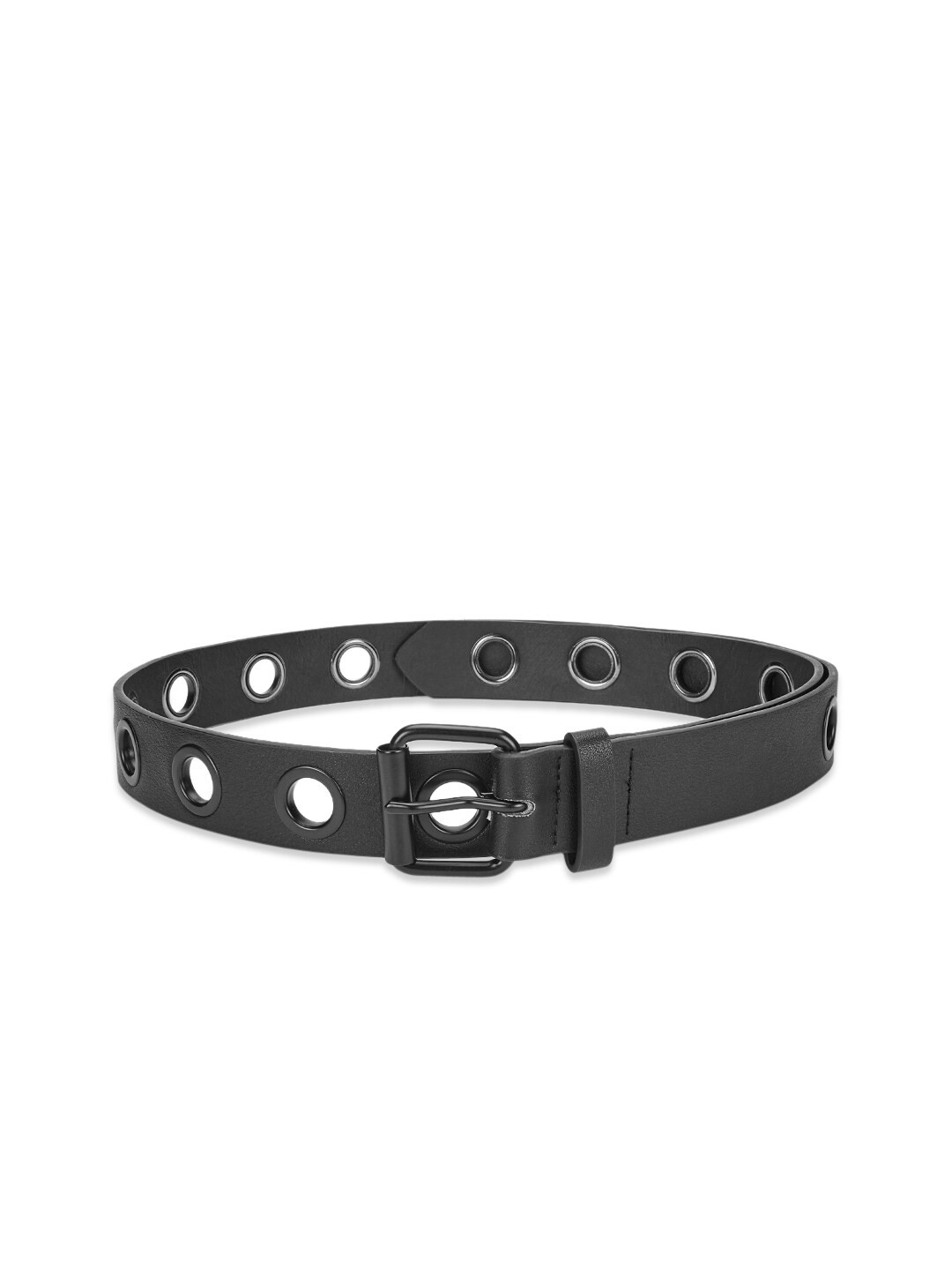 

Forever Glam by Pantaloons Women Black Textured PU Belt