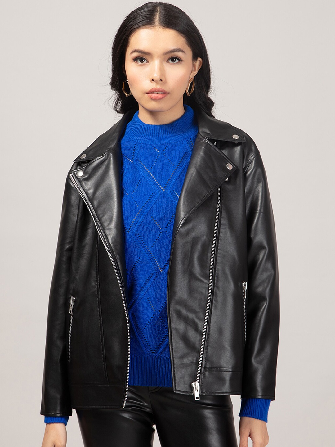 

20Dresses Women Black Oversized Tailored Jacket