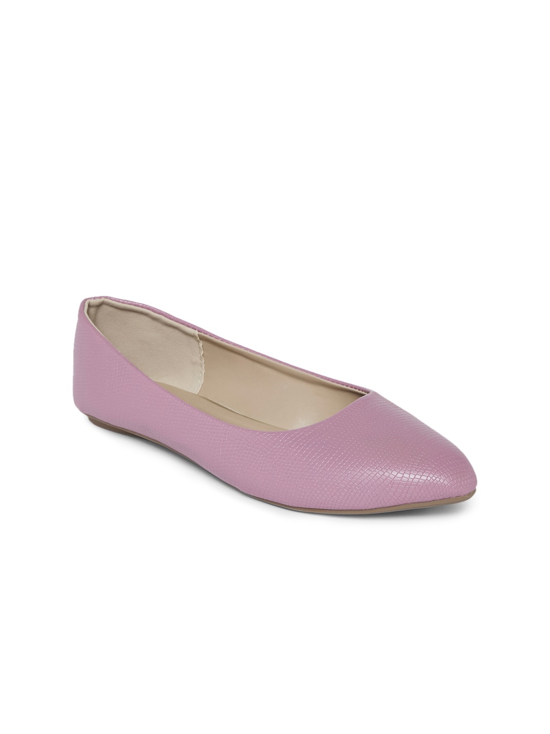 

Forever Glam by Pantaloons Women Purple Textured Flatforms Shoes