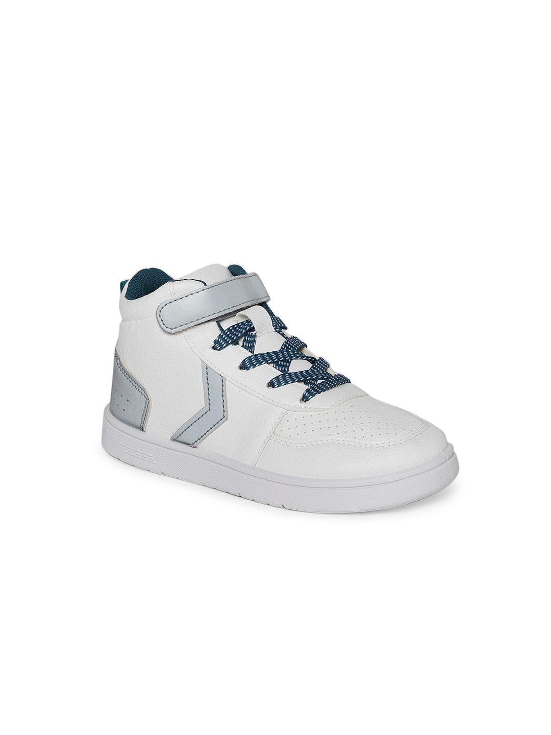 

Pantaloons Junior Boys White Colourblocked PU Sneakers