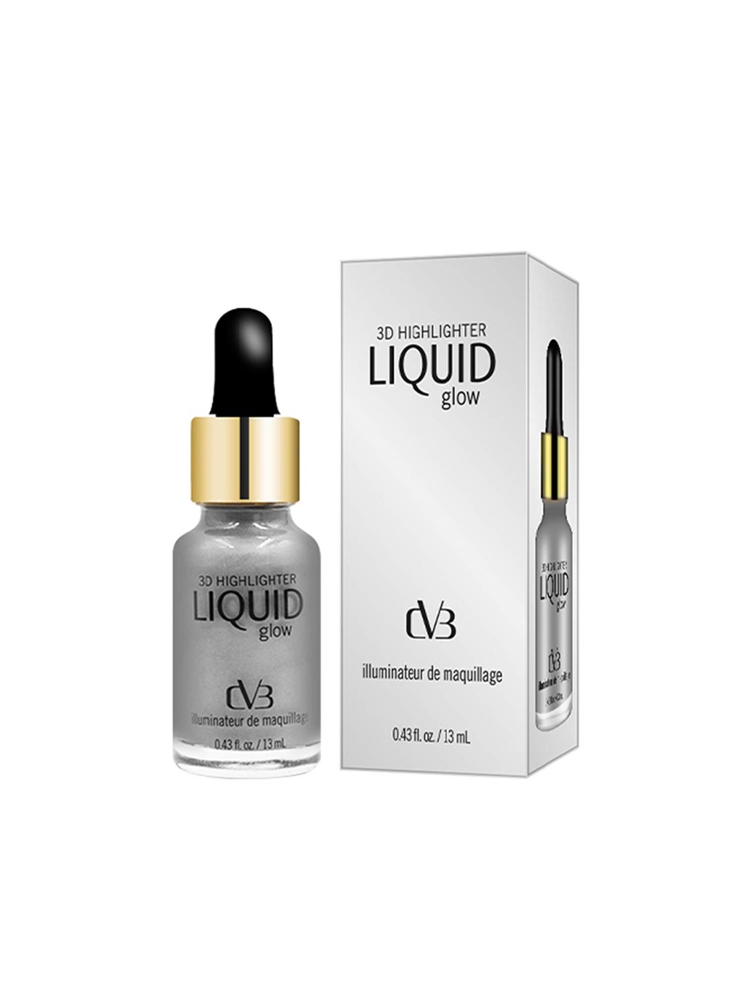 

CVB Long Wearing 3D Liquid Glow Highlighter 13 ml - Silver