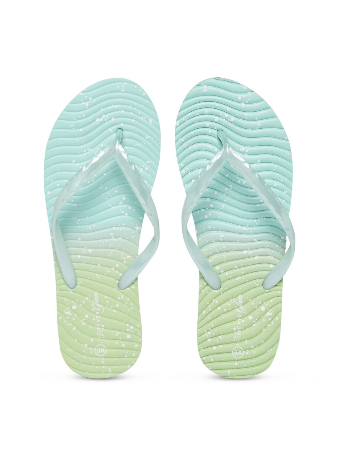 

Forever Glam by Pantaloons Women Colourblocked Thong Flip-Flops, Blue