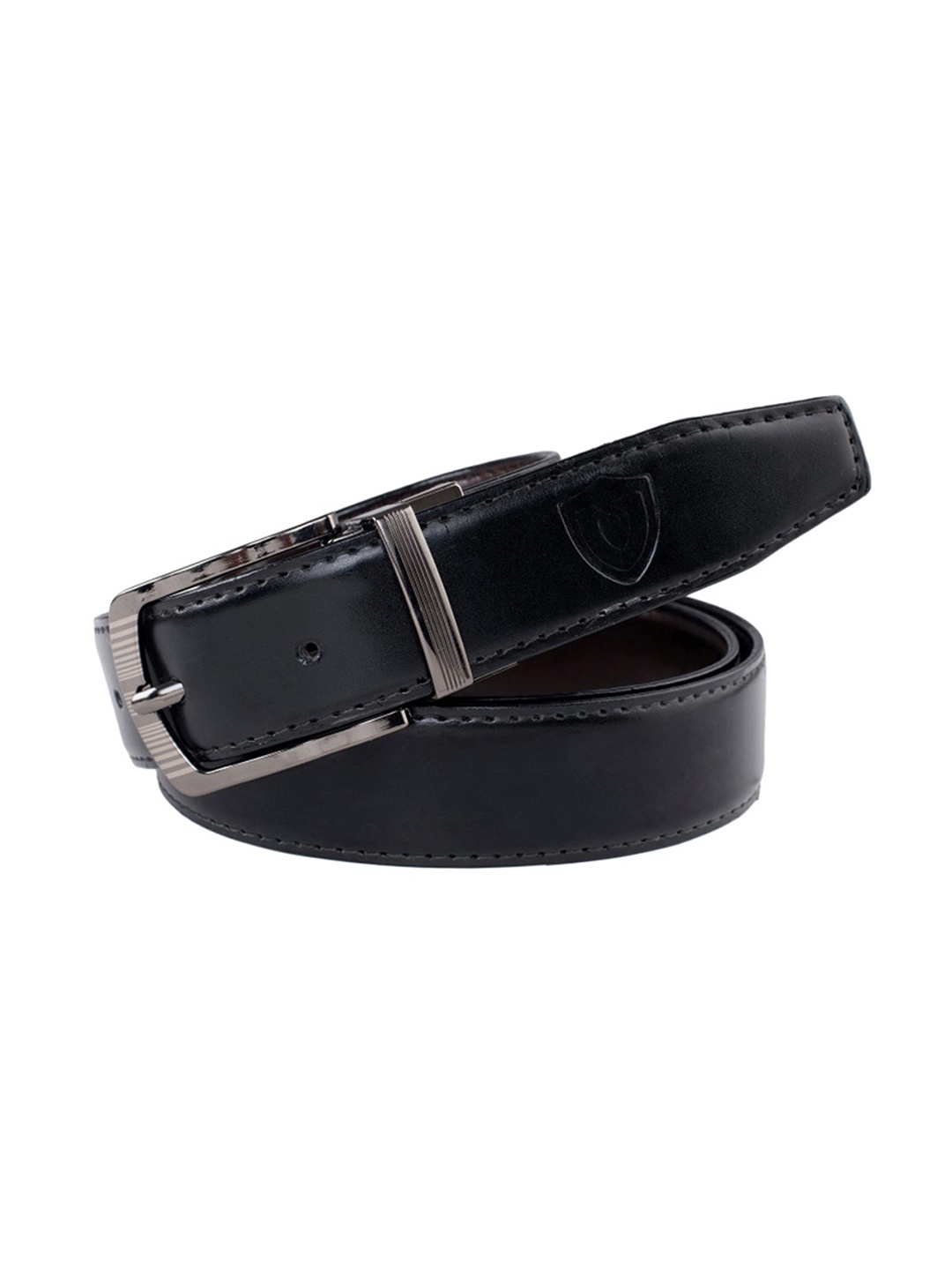 

Keviv Men Leather Formal Belt, Black