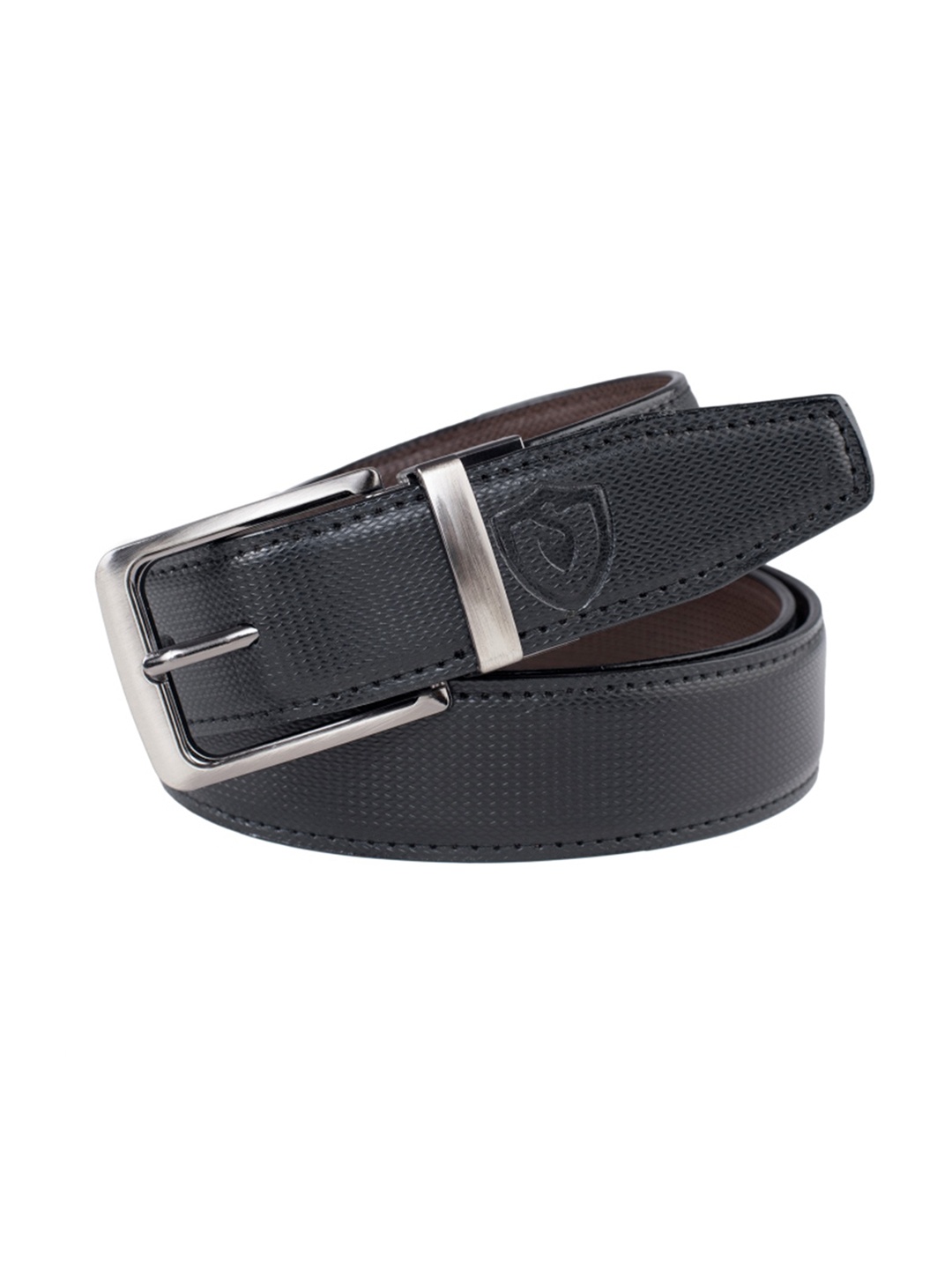 

Keviv Men Leather Formal Reversible Belt, Black