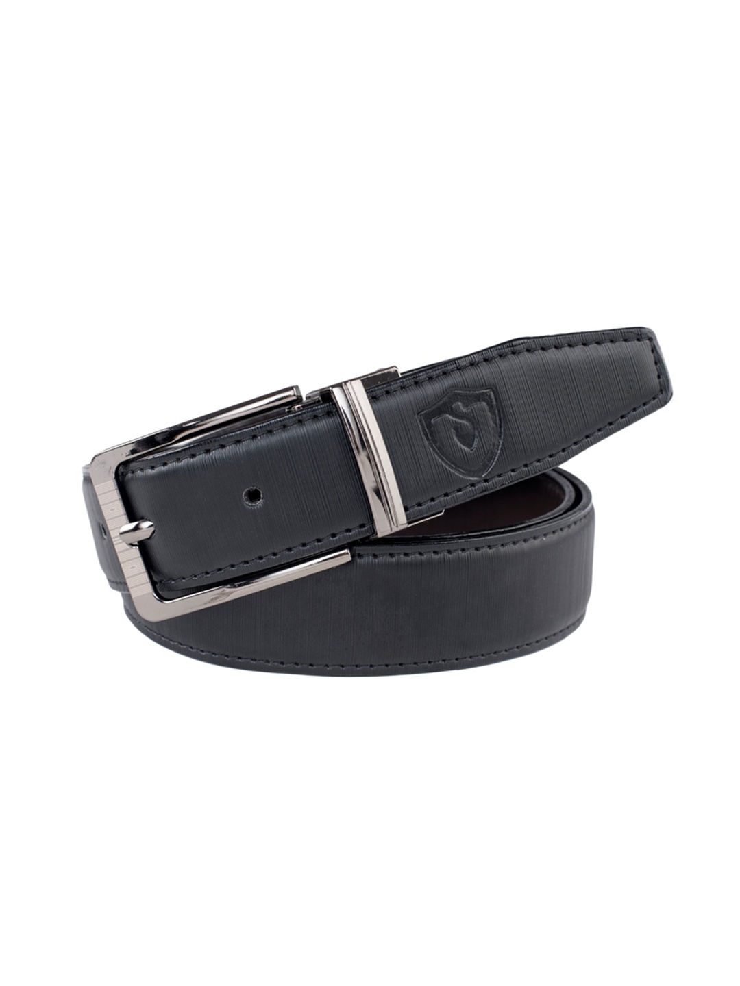 

Keviv Men Leather Formal Belt, Black