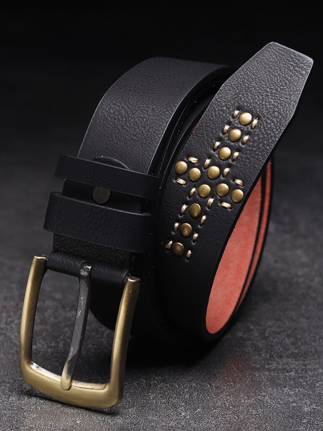 

Elite Crafts Men PU Belt, Black