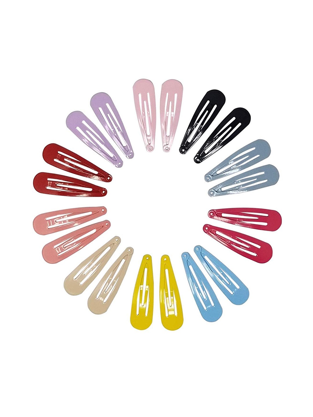 

CHANDERKASH Set Of 12 Daily Uses Metal Tic Tac Hair Clips, Multi