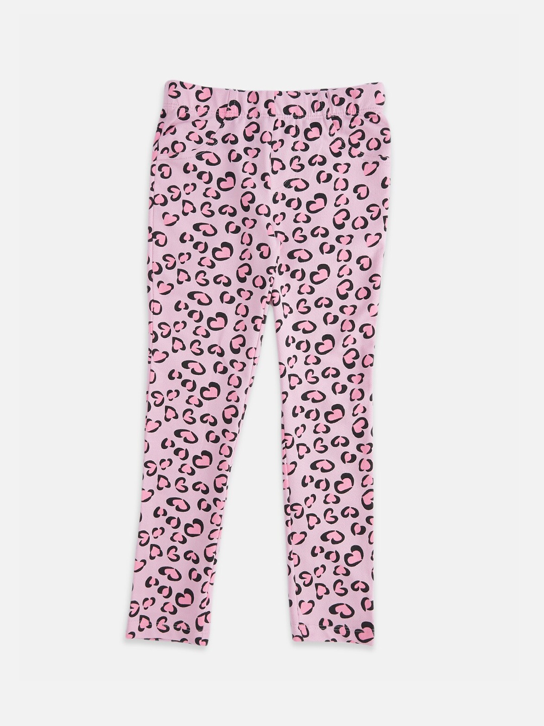 

Pantaloons Junior Girls Pink Printed Animal Leggings