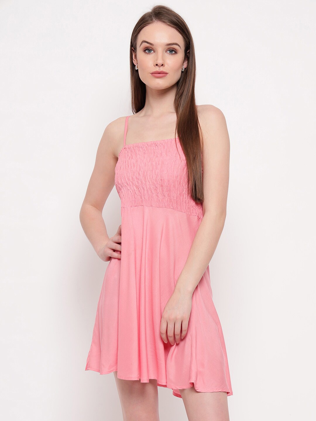 

Aawari Pink Empire Longline Top