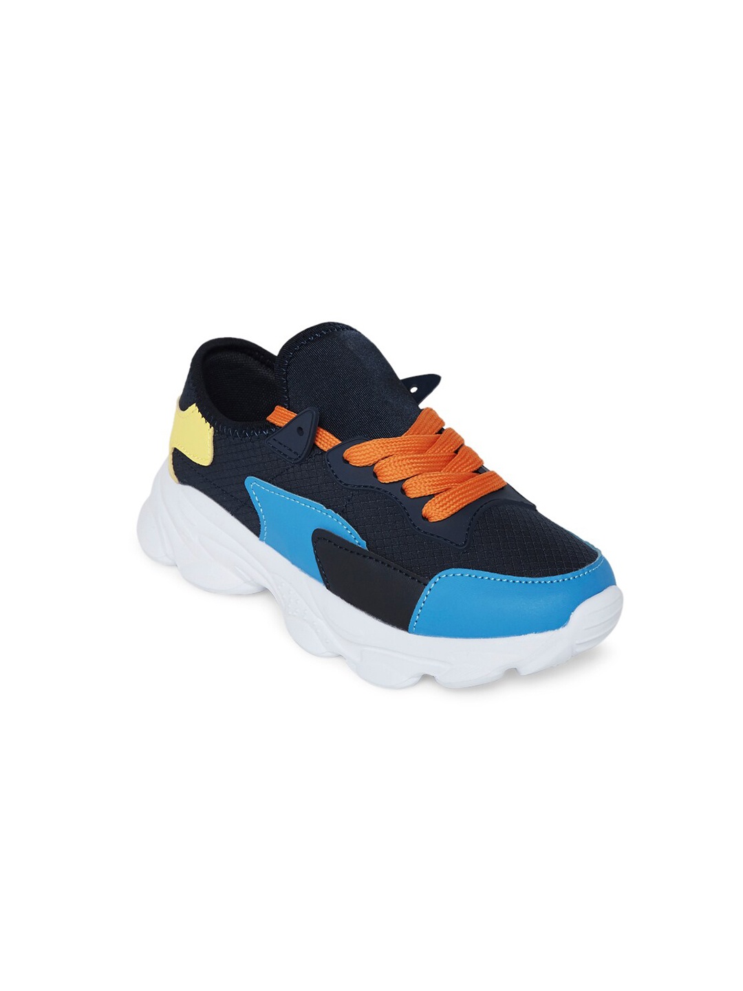 

Pantaloons Junior Boys Navy Blue Textile Running Non-Marking Shoes
