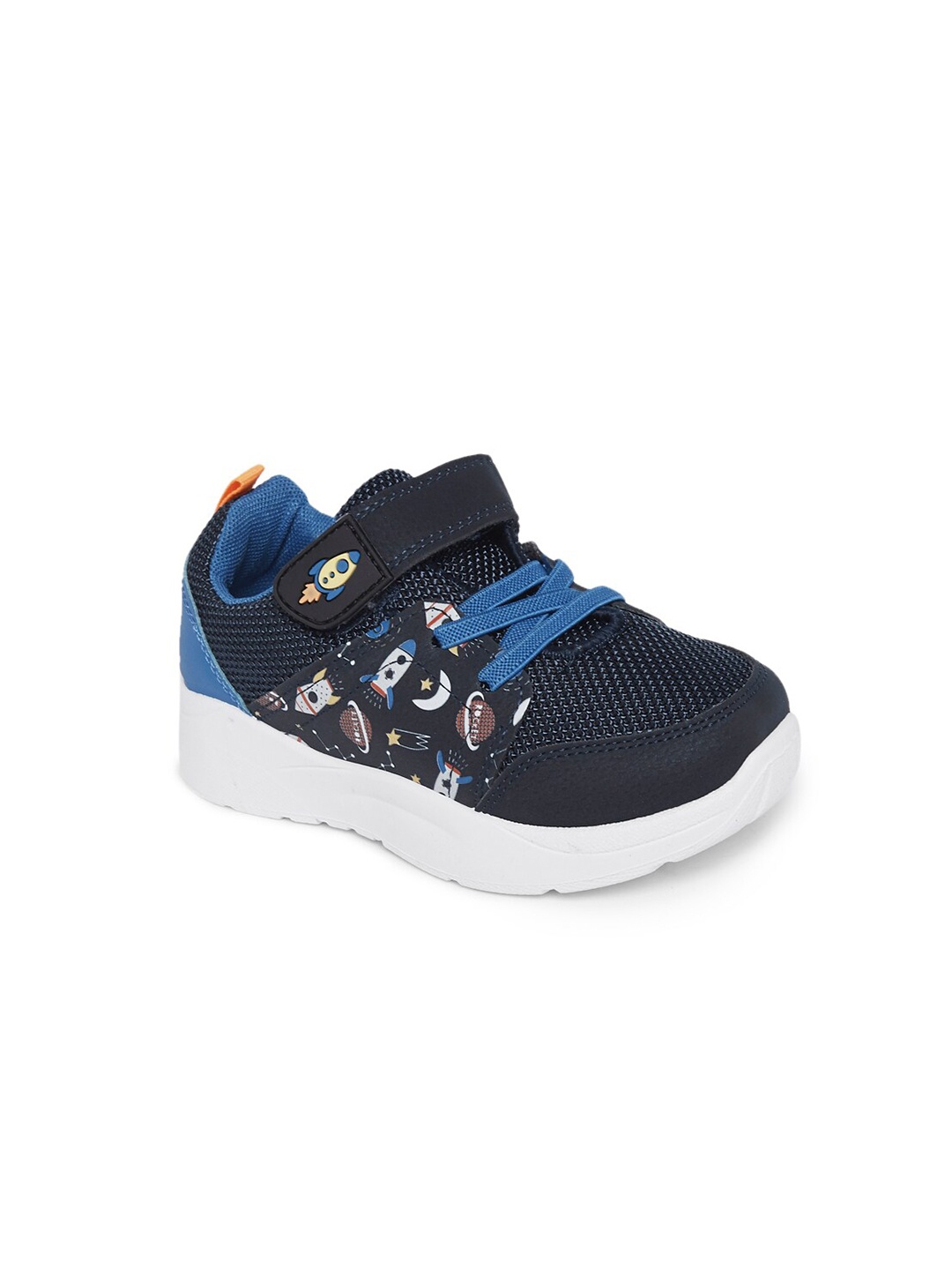 

Pantaloons Junior Boys Black And Blue Running Non-Marking Running Shoes