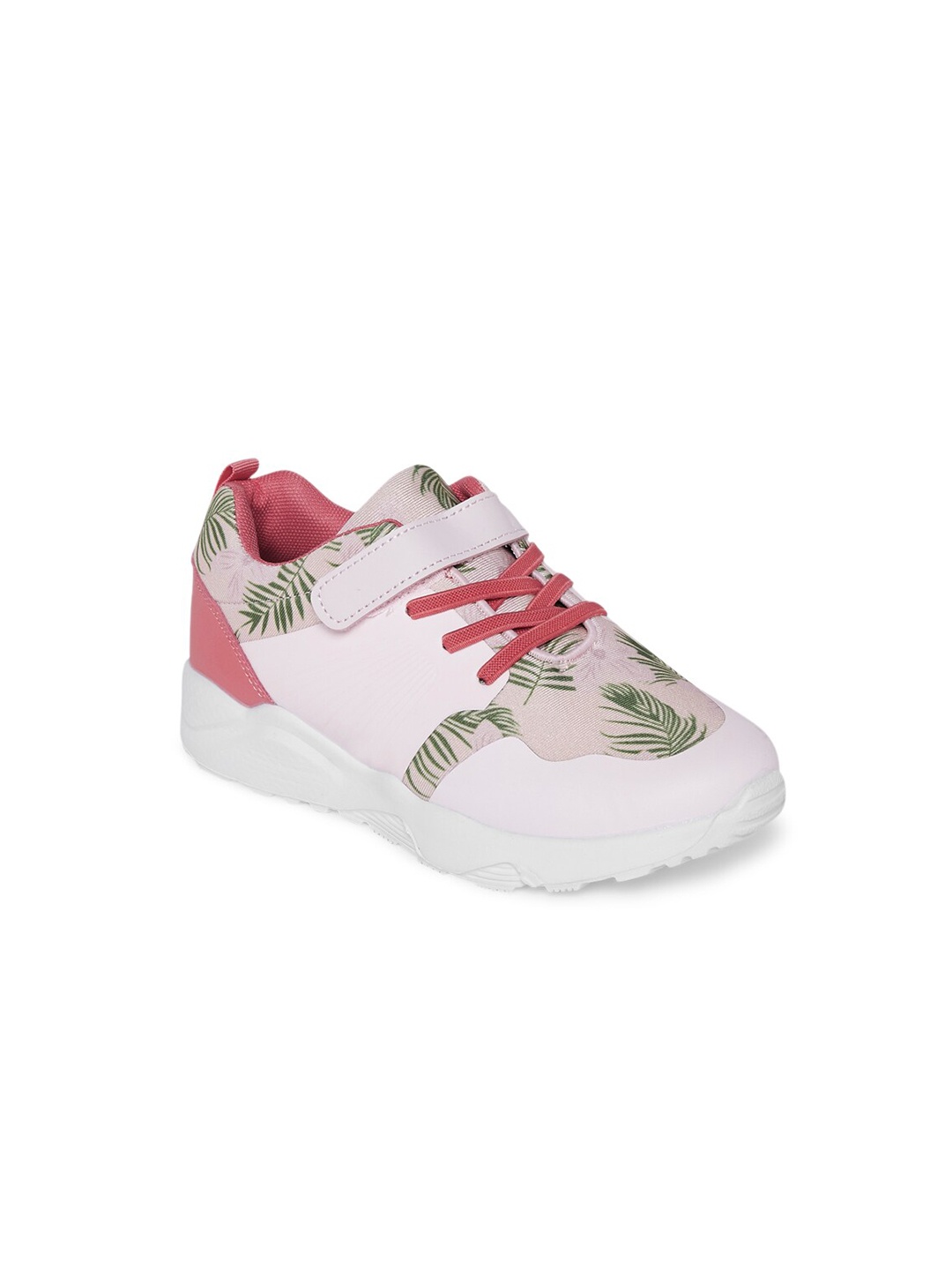 

Pantaloons Junior Girls Coral Textile Running Non-Marking Sports Shoes