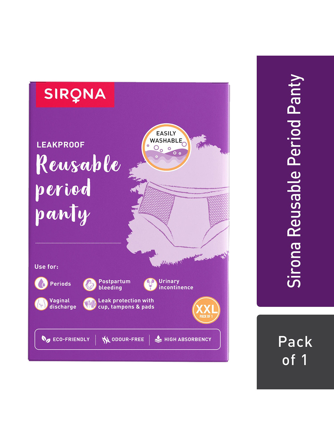 

Sirona Red Reusable Period Panty