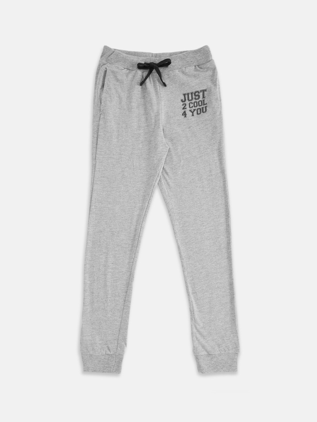 

Pantaloons Junior Boys Grey Solid Cotton Jogger