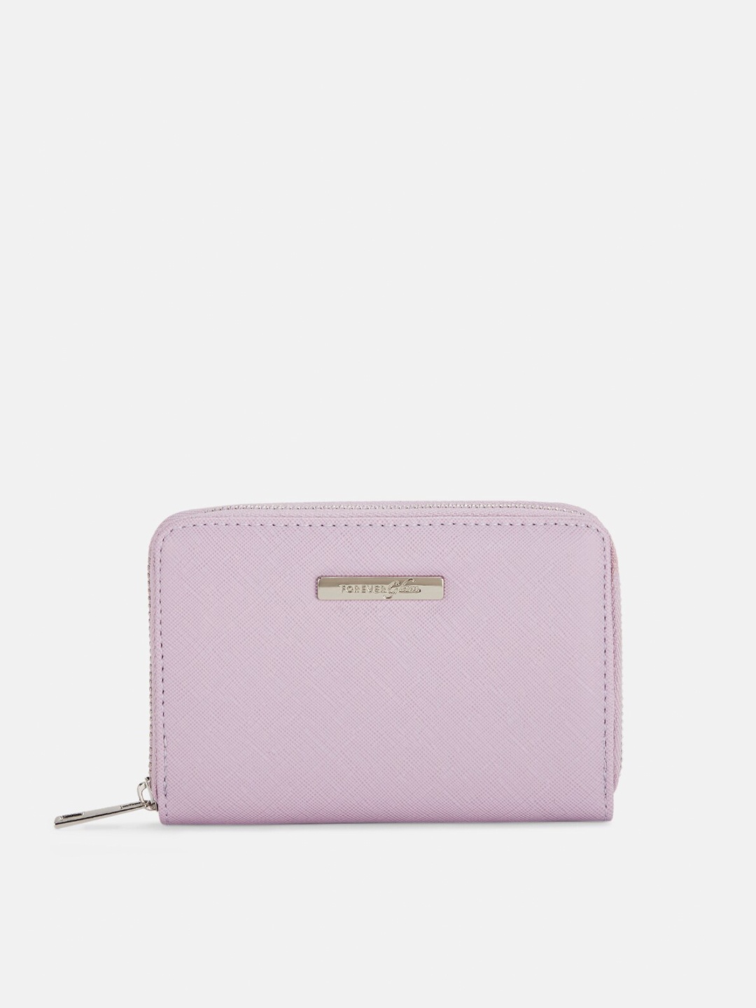

Forever Glam by Pantaloons Women PU Zip Around Wallet, Purple
