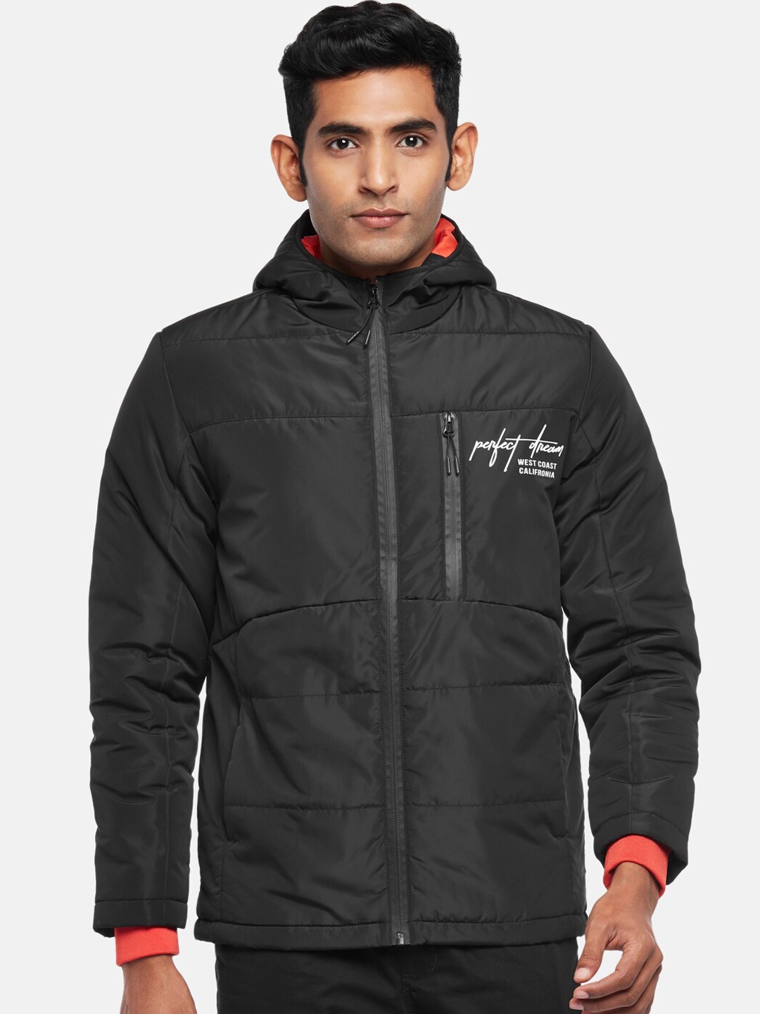 

Urban Ranger by pantaloons Men Black Padded Jacket