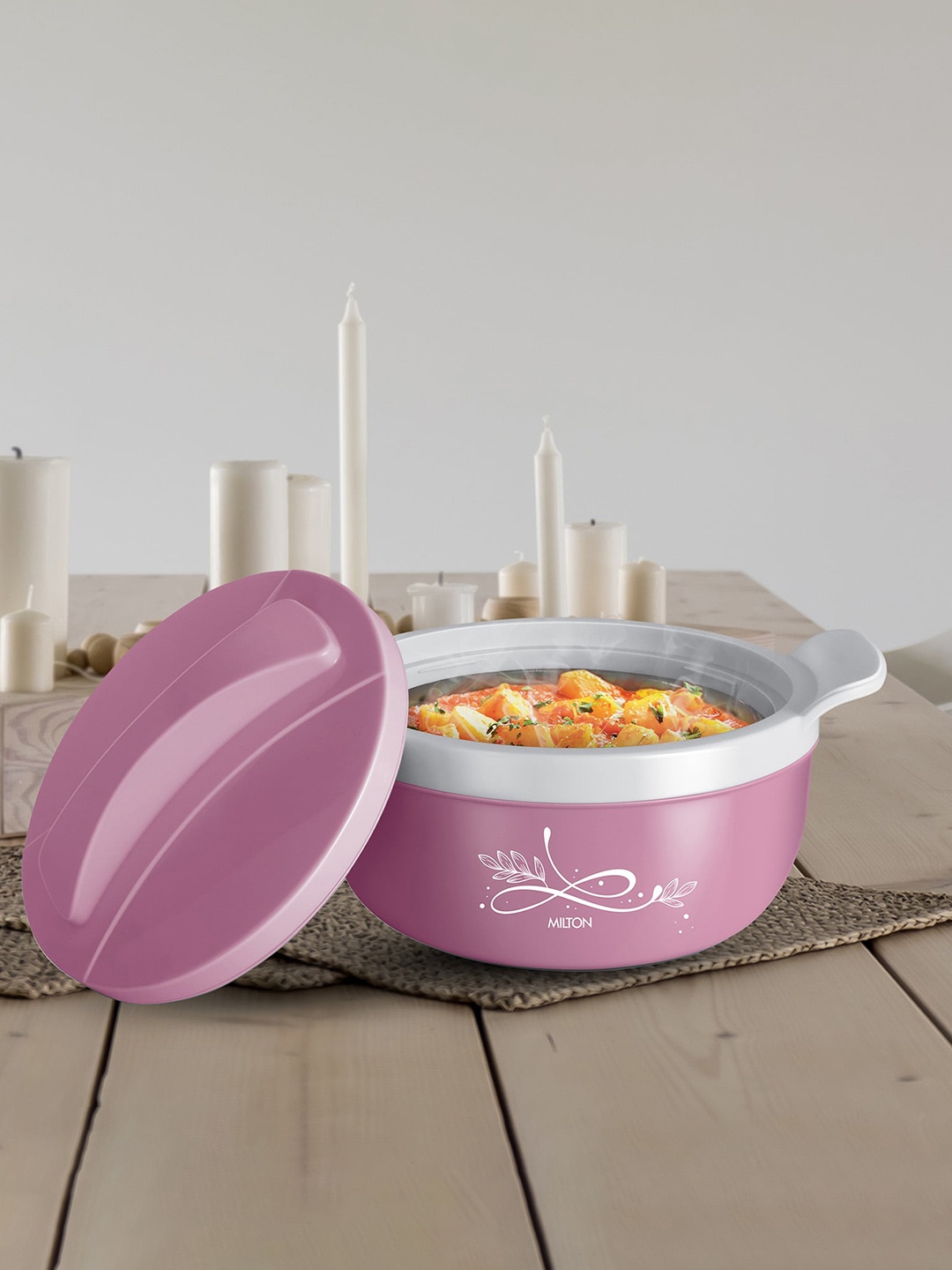 

Milton Pink Crave 1500 Insulated Inner Stainless Steel Casserole 1380 ml