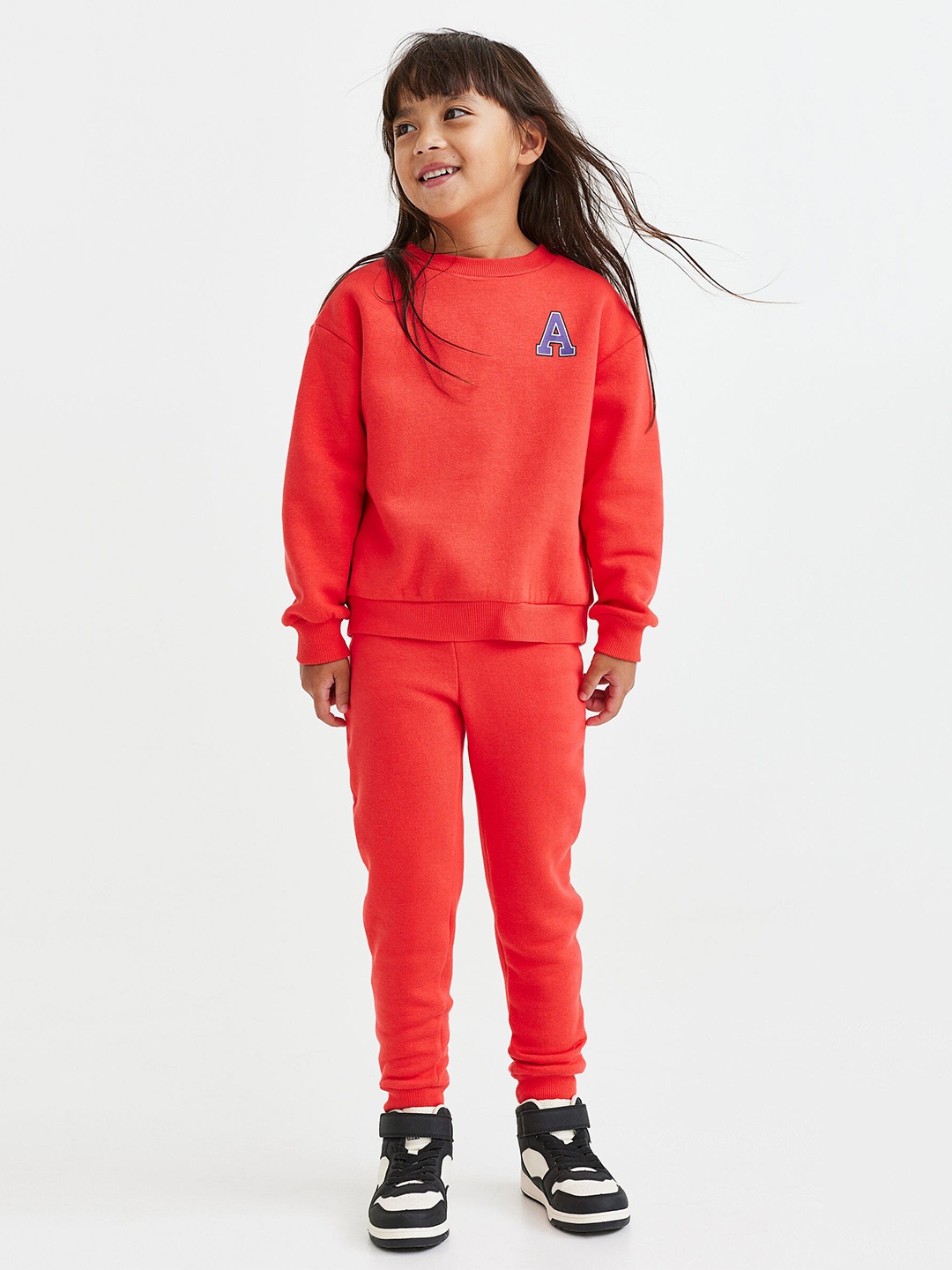 

H&M Girls Red 2-Piece Sweatshirt Set