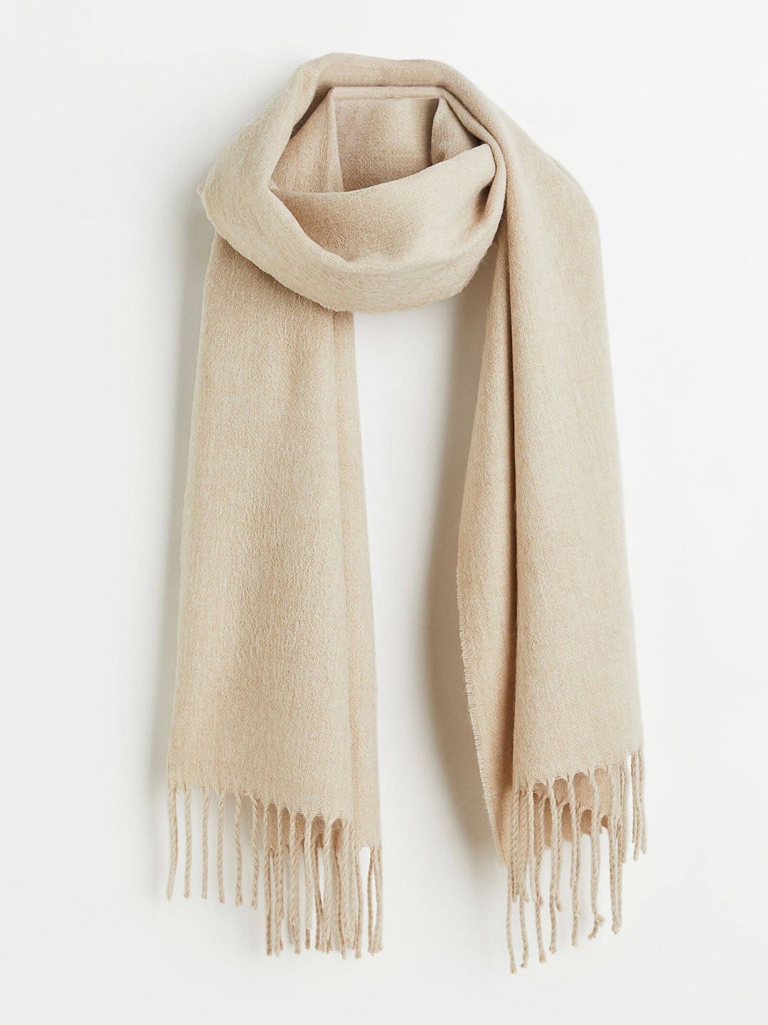 

H&M Women Woven Scarf, Beige