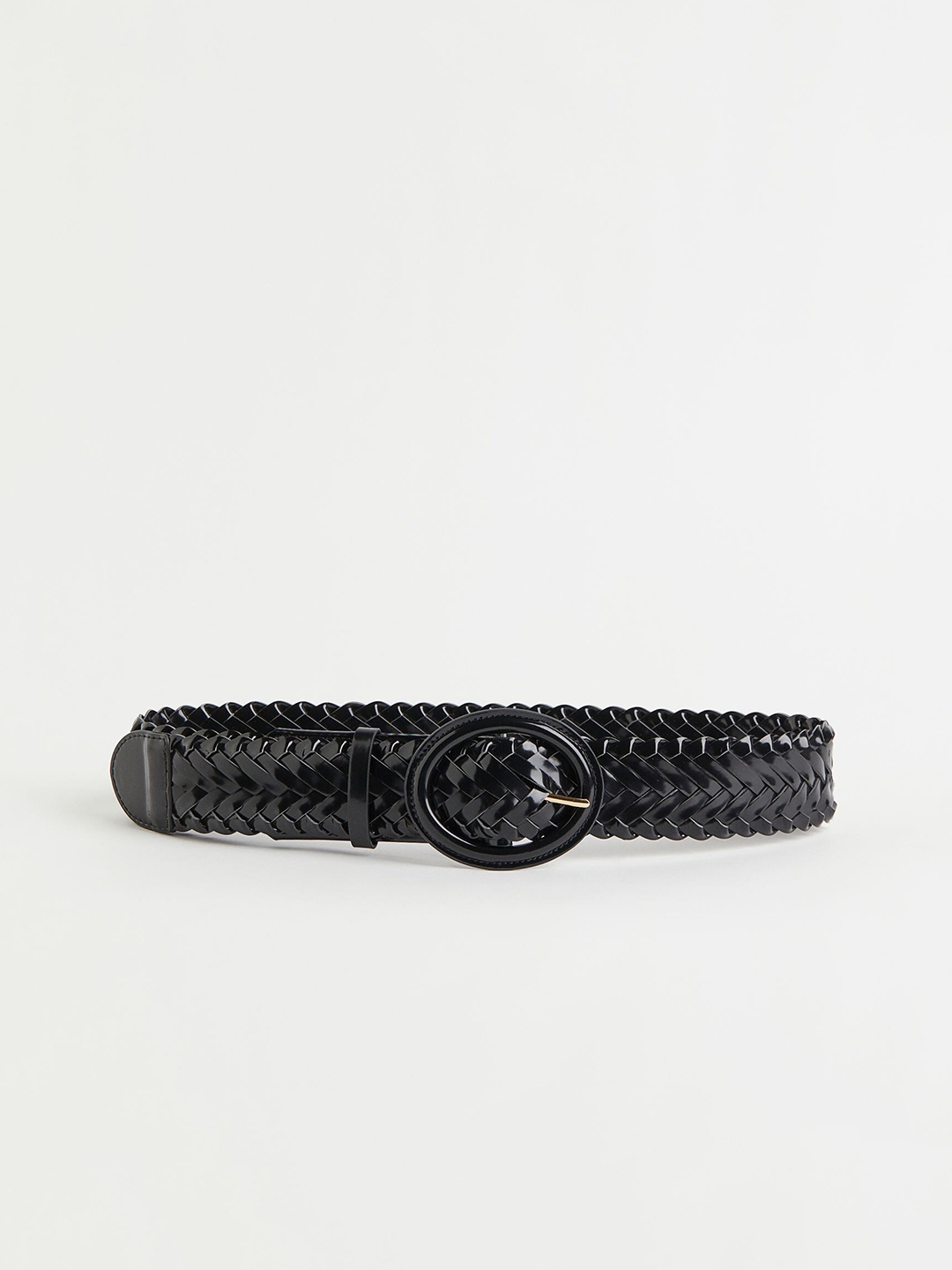 

H&M Women Black Braided Waist Belt