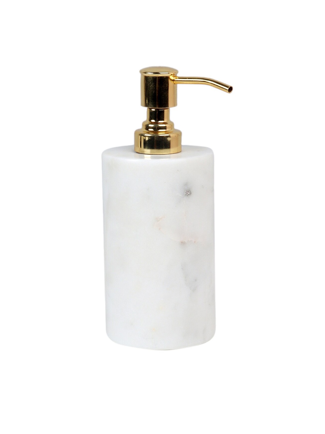 

NikkisPride White Solid Marble Soap Dispenser