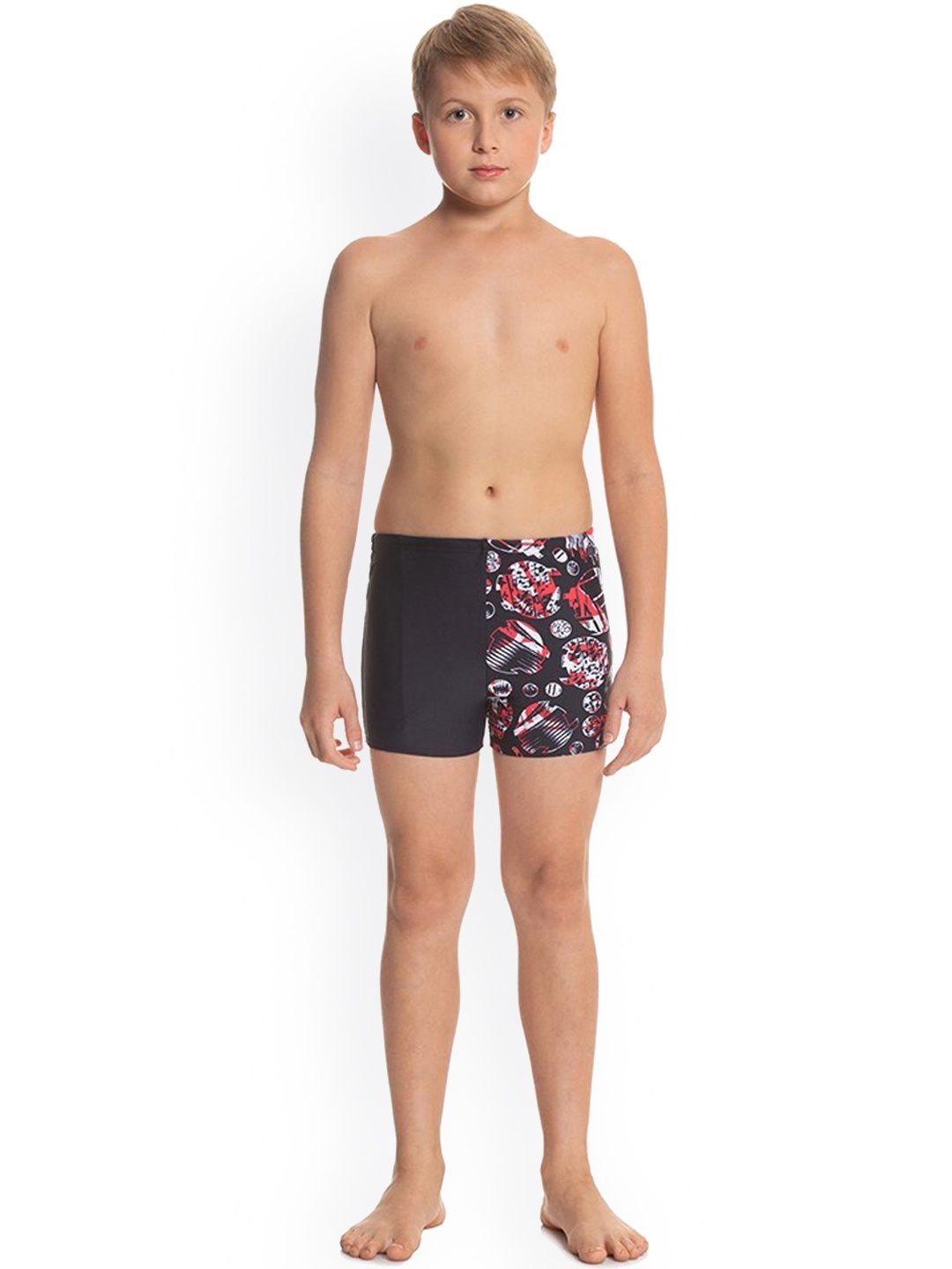 

Speedo Boys Red Printed Swim Shorts