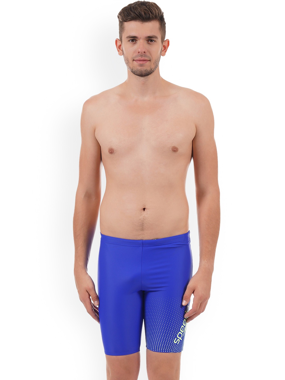 

Speedo Men Blue Printed Swim Bottoms