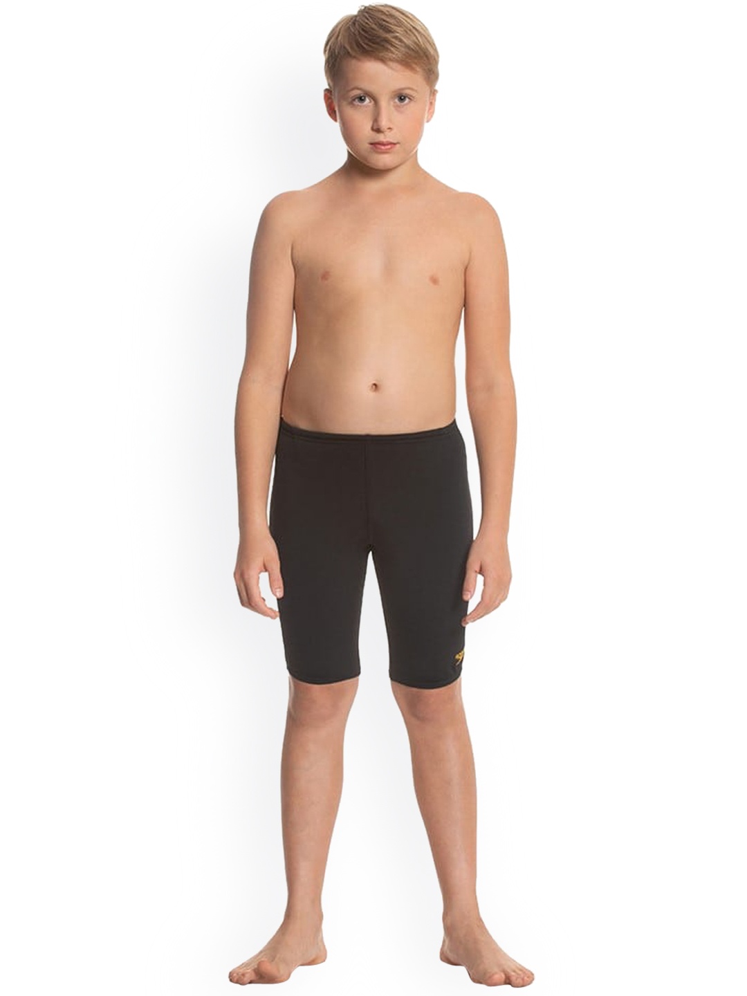

Speedo Boys Black Solid Swim Shorts