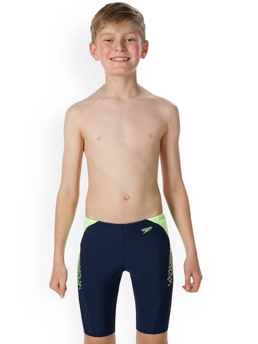 

Speedo Boys Navy Blue Solid Swim Shorts