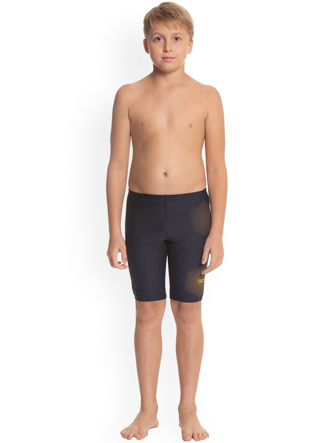 

Speedo Boys Navy Blue Solid Swim Bottoms