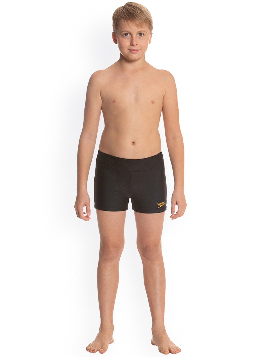

Speedo Boys Black Solid Swim Shorts