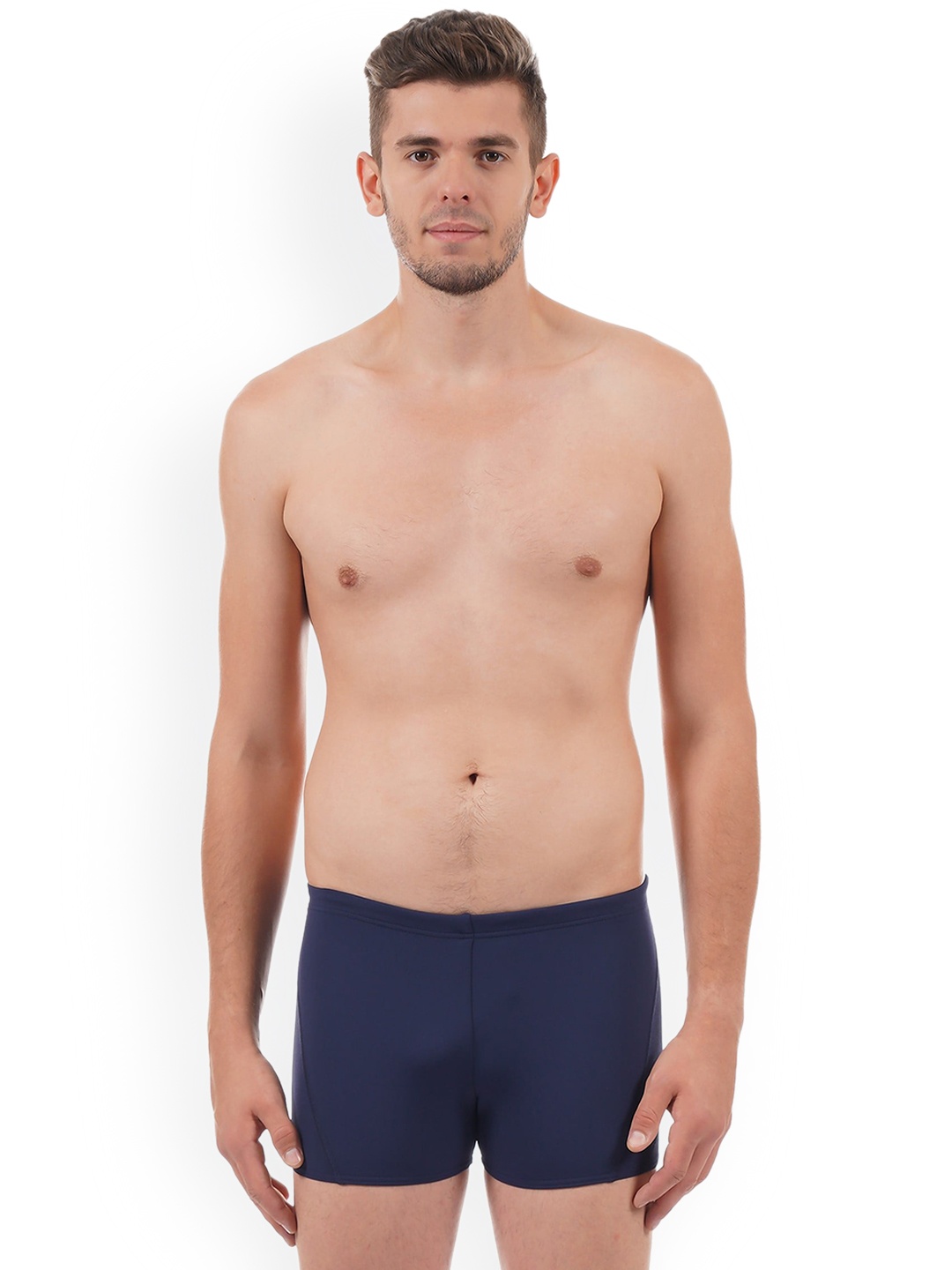 

Speedo Men Navy Blue Solid Swim Shorts