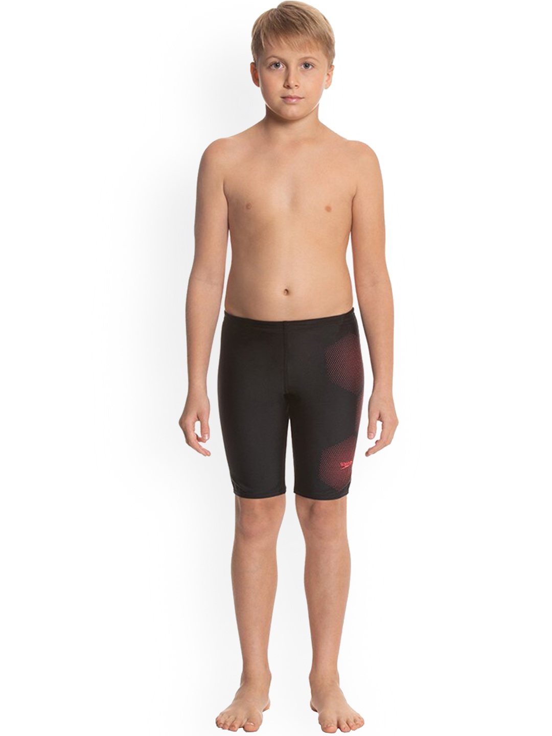 

Speedo Boys Black Solid Jm Tech Placement Jammer Swim Bottoms