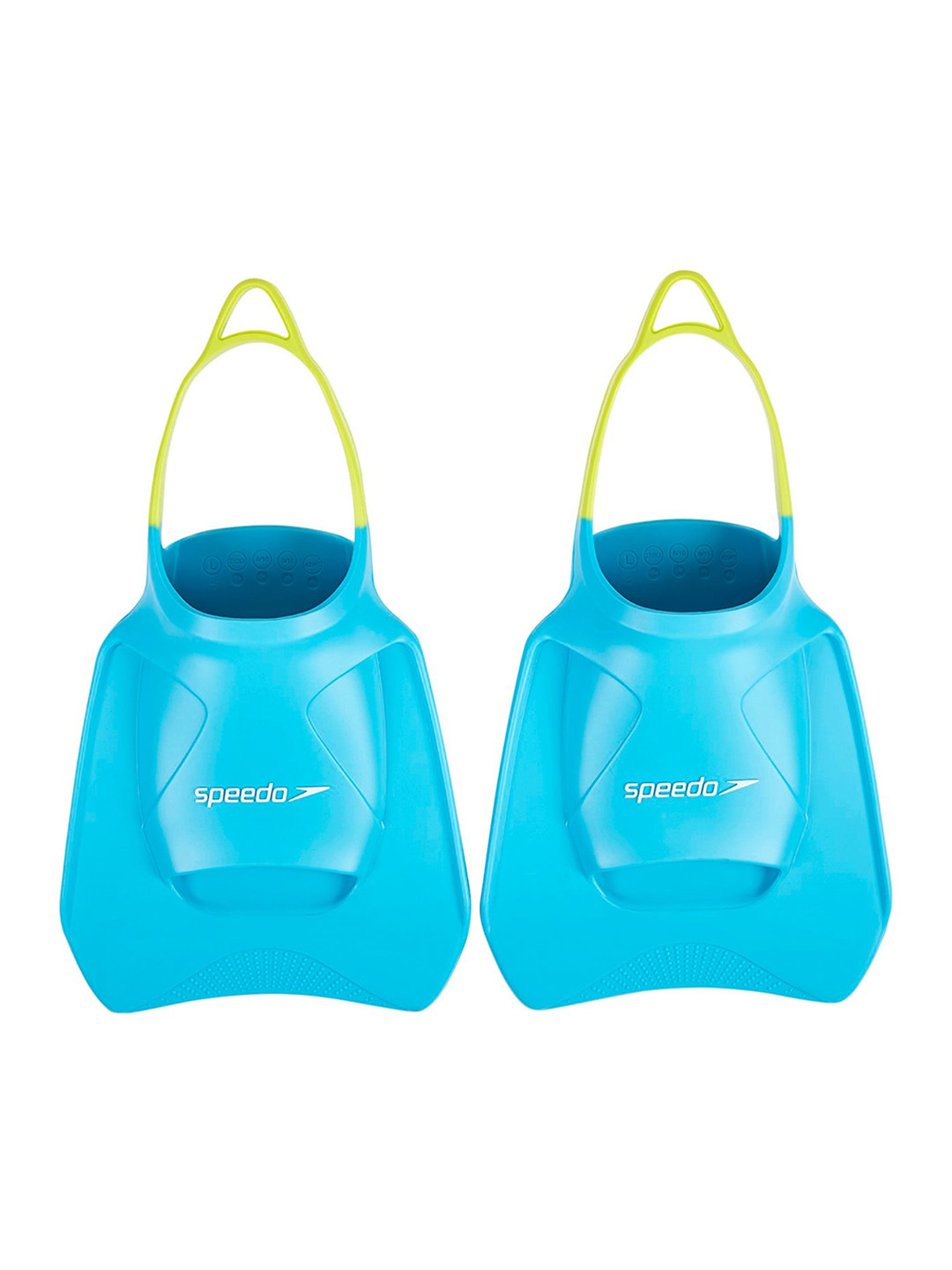 

Speedo Unisex Blue & Green Solid Swim Fitness Fin