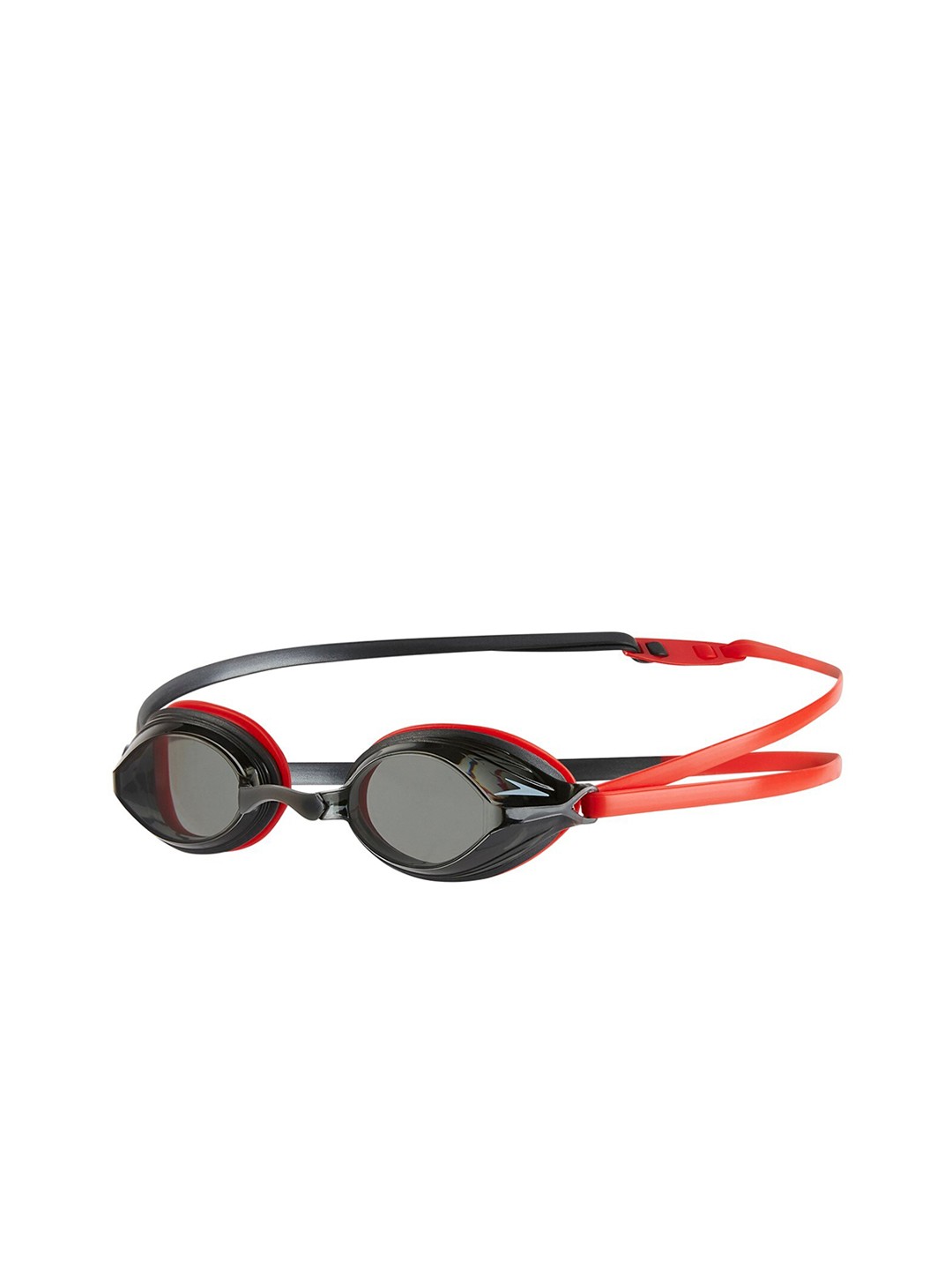 

Speedo Red & Black Solid Swimming Goggles