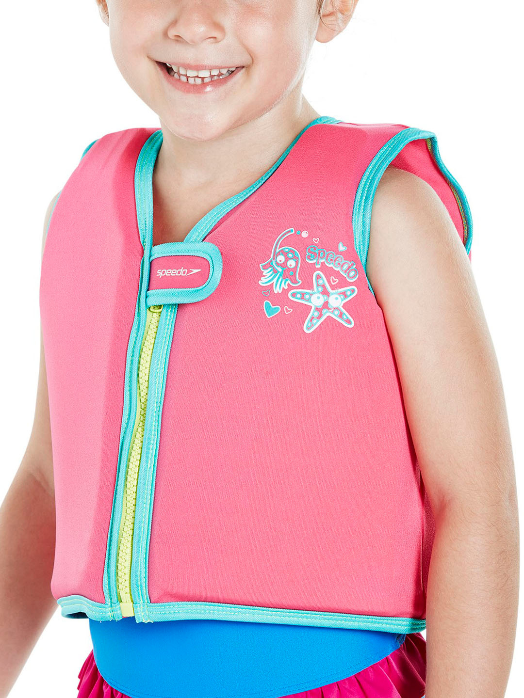 

Speedo Kids Pink Printed Sea Squad Swim Vest