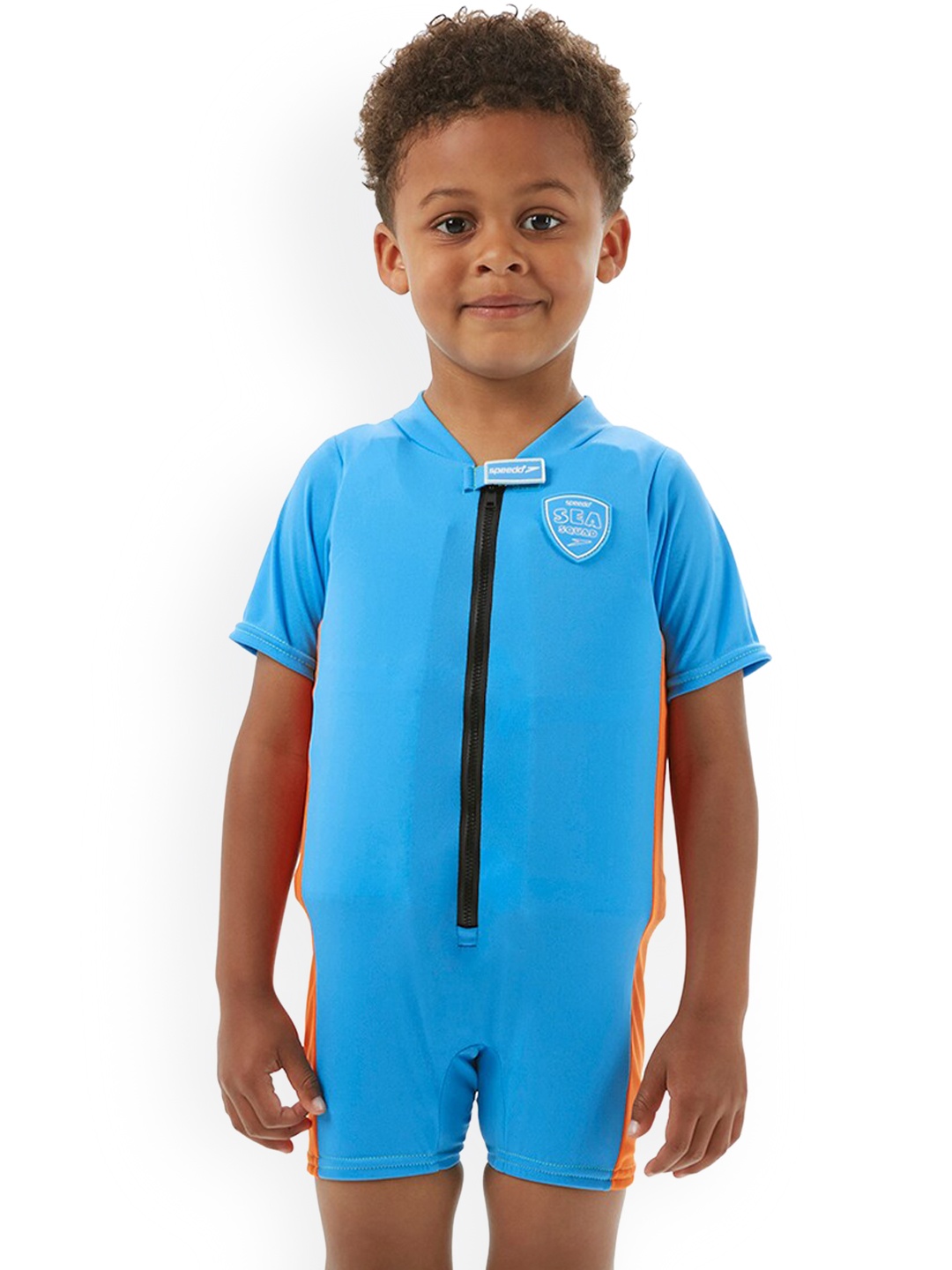

Speedo Kids Blue Printed Swimming Sea Squad Float Suit