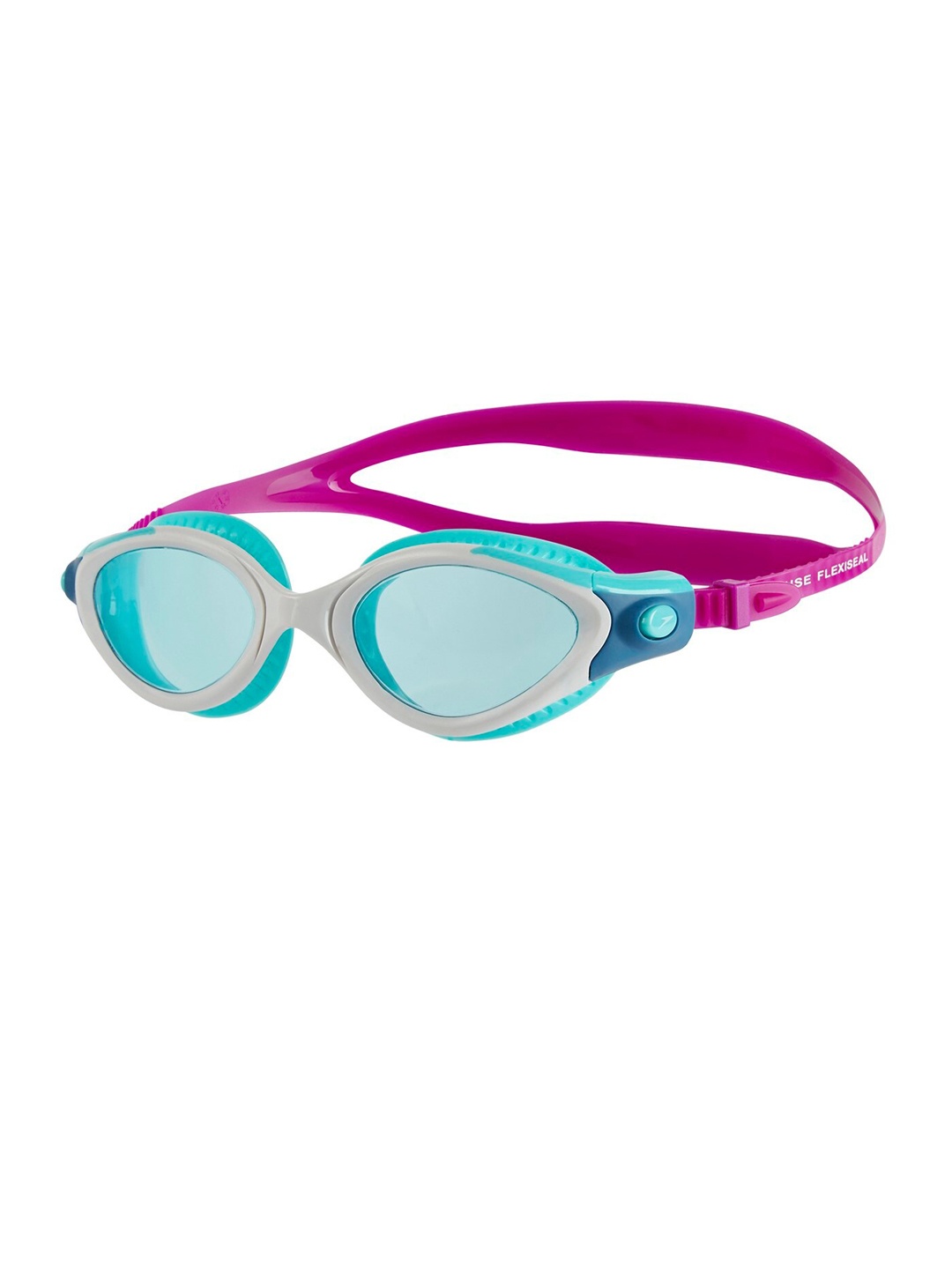 

Speedo Women Blue & Pink Solid Swimming Goggles