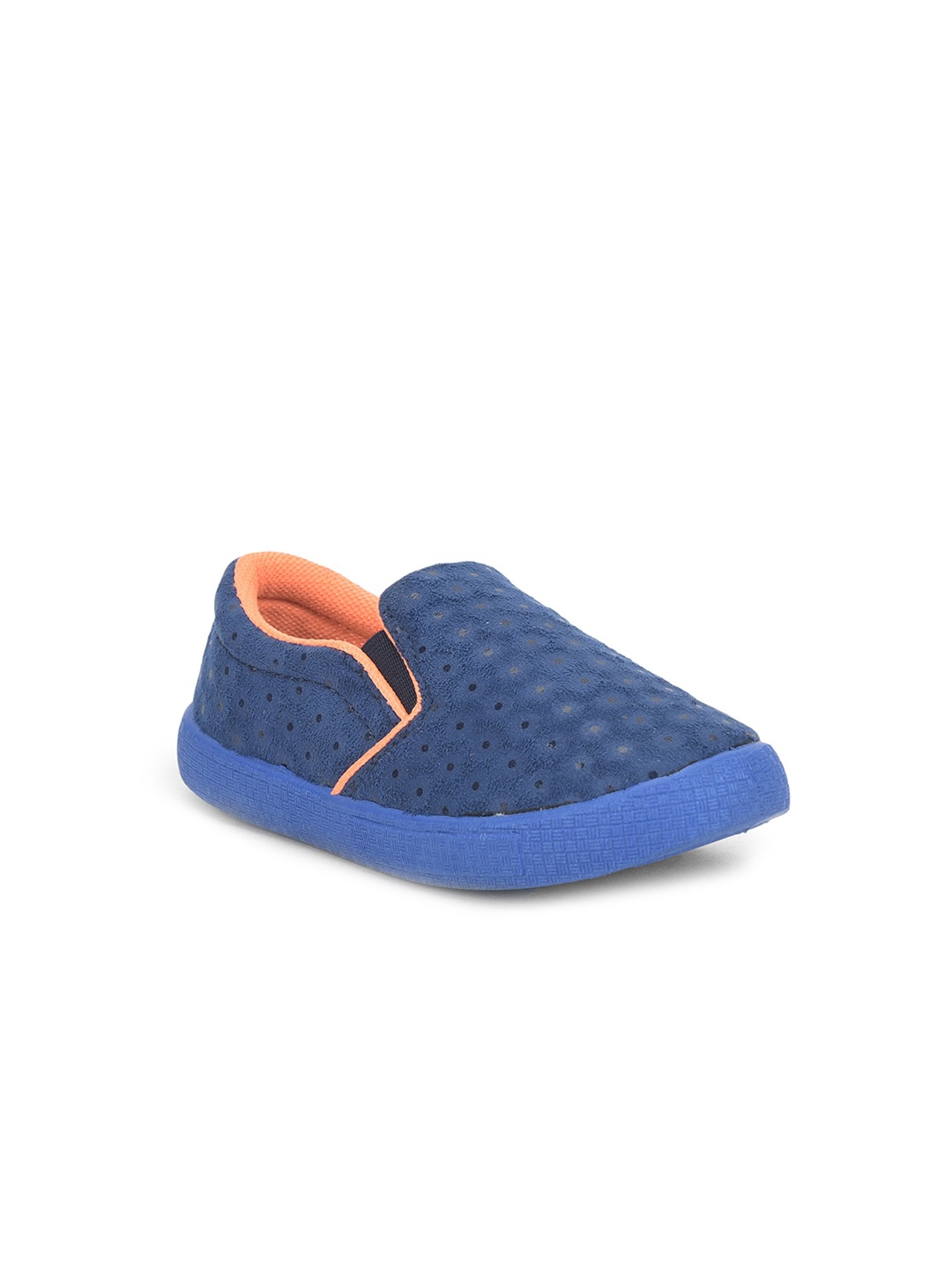 

Liberty Kids-Boys Blue Perforations Slip-On Sneakers