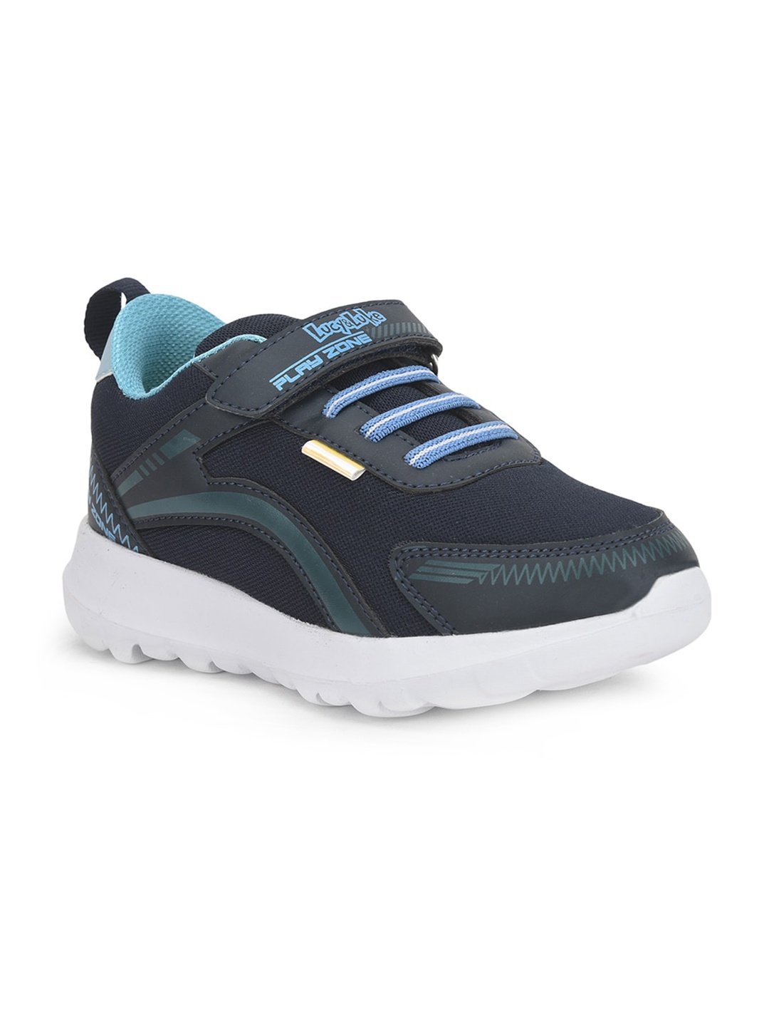 

Liberty Kids-Boys Navy Blue Colourblocked Sneakers