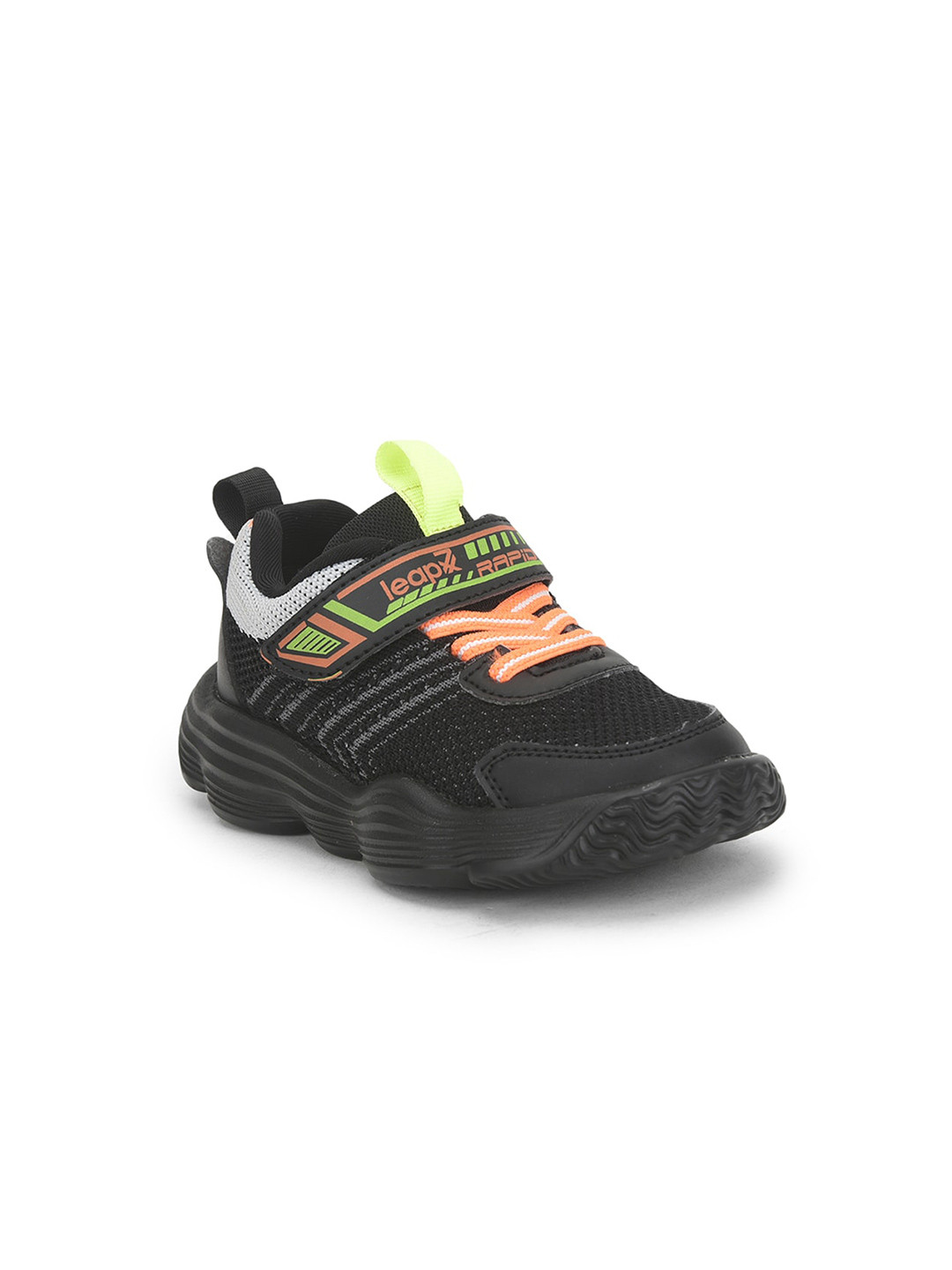

Liberty Unisex Kids Black Mesh Walking Non-Marking Shoes