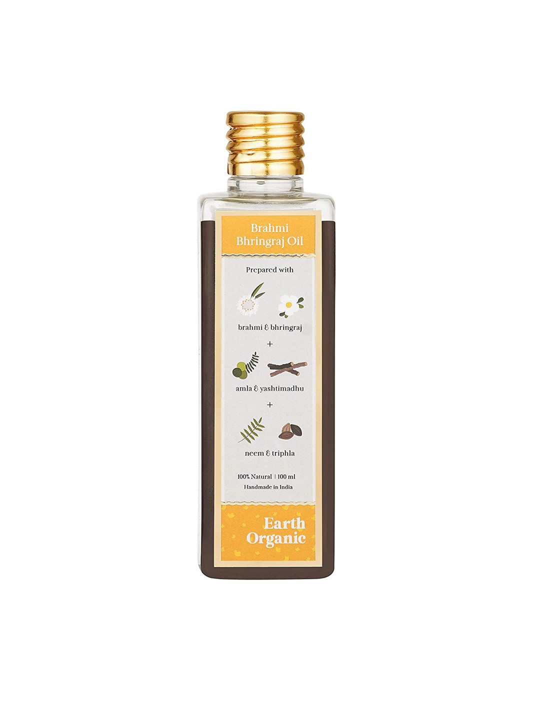 

Earth Organic Bhring Amla Hair Oil 100 ml, Na