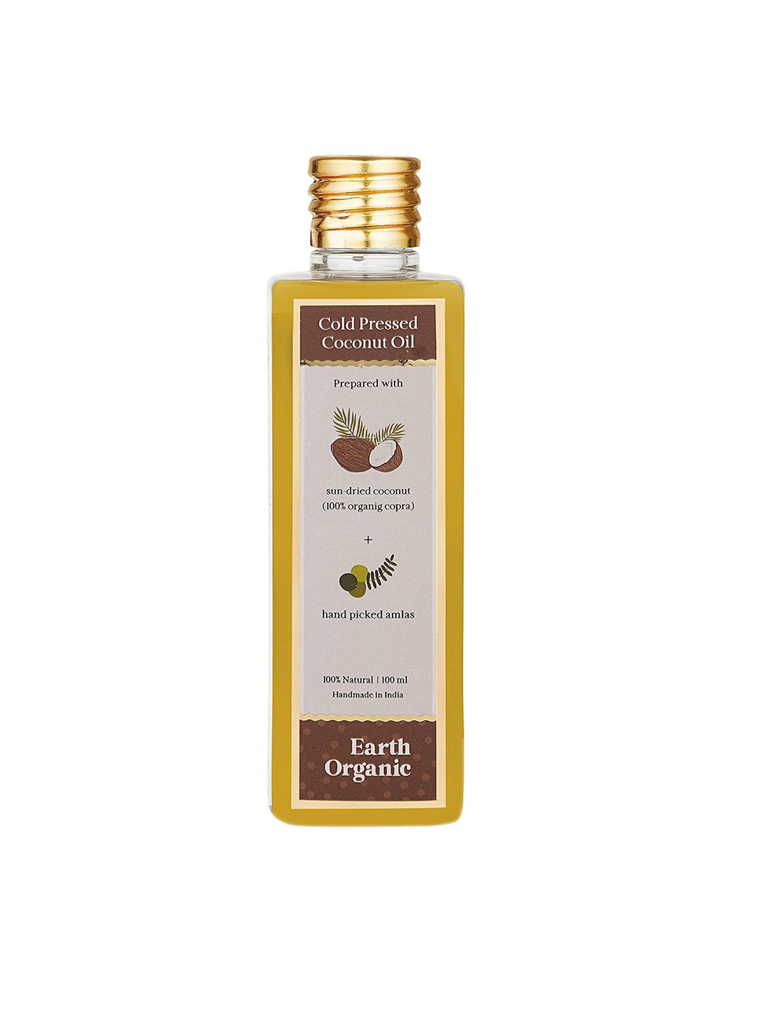 

Earth Organic Pure Advansed Organic Coconut Oil Amla Hair Oil, Na