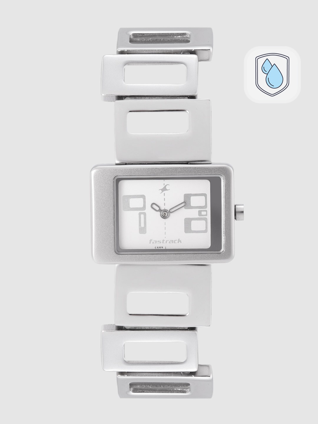 

Fastrack Women White Analogue Watch NJ2404SM01