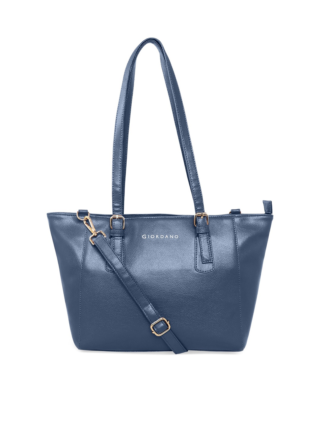 

GIORDANO Navy Blue Structured Shoulder Bag