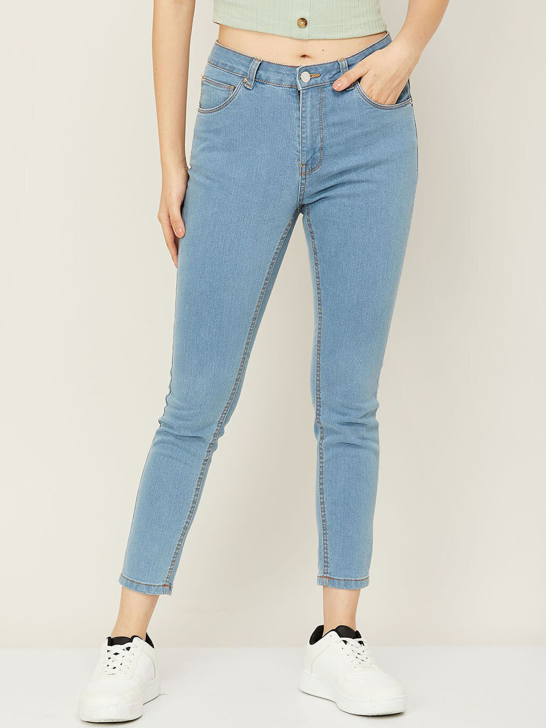 

Fame Forever by Lifestyle Women Skinny Fit Jeans, Blue