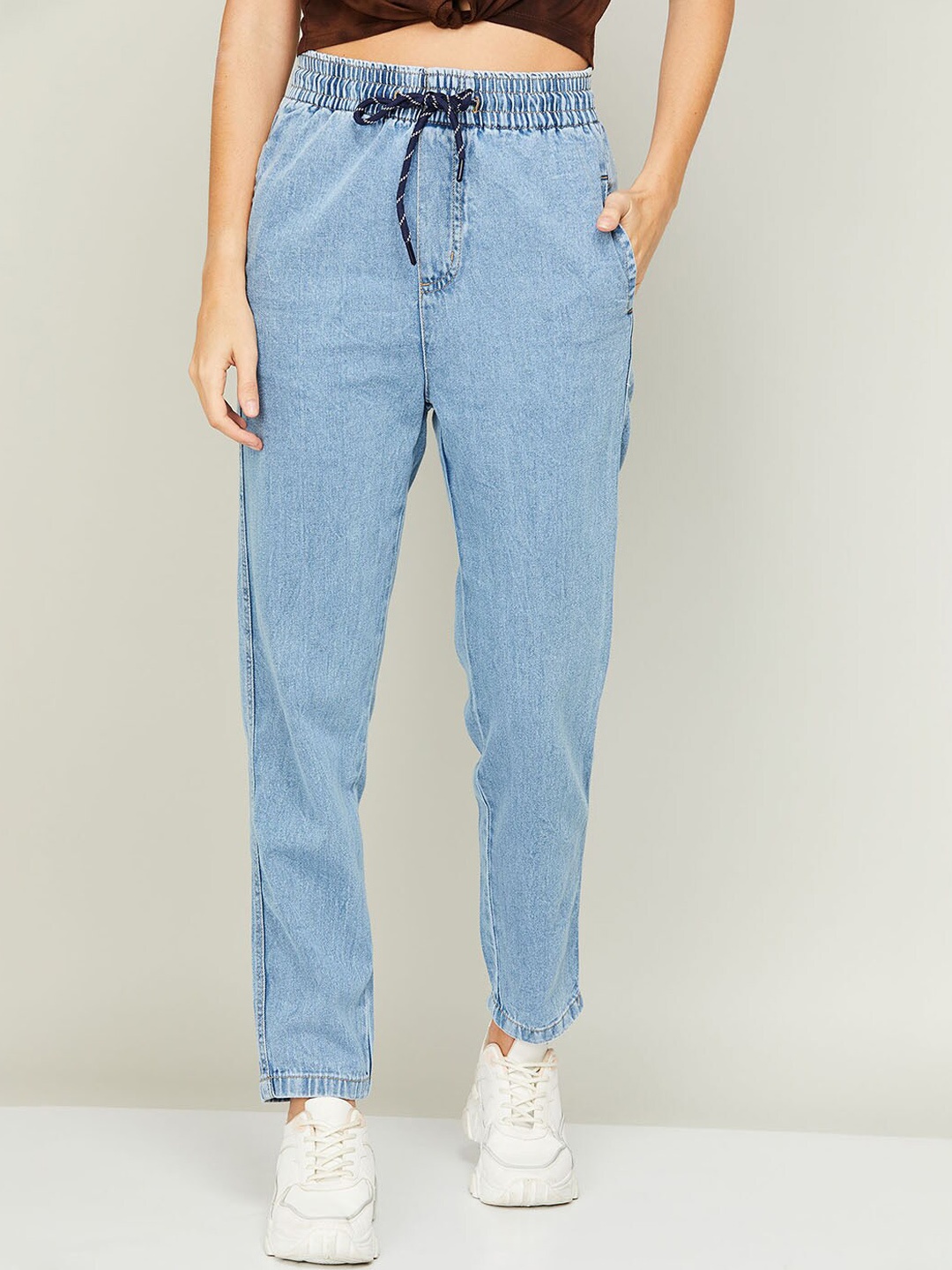 

Ginger by Lifestyle Women Relaxed Fit Jeans, Blue