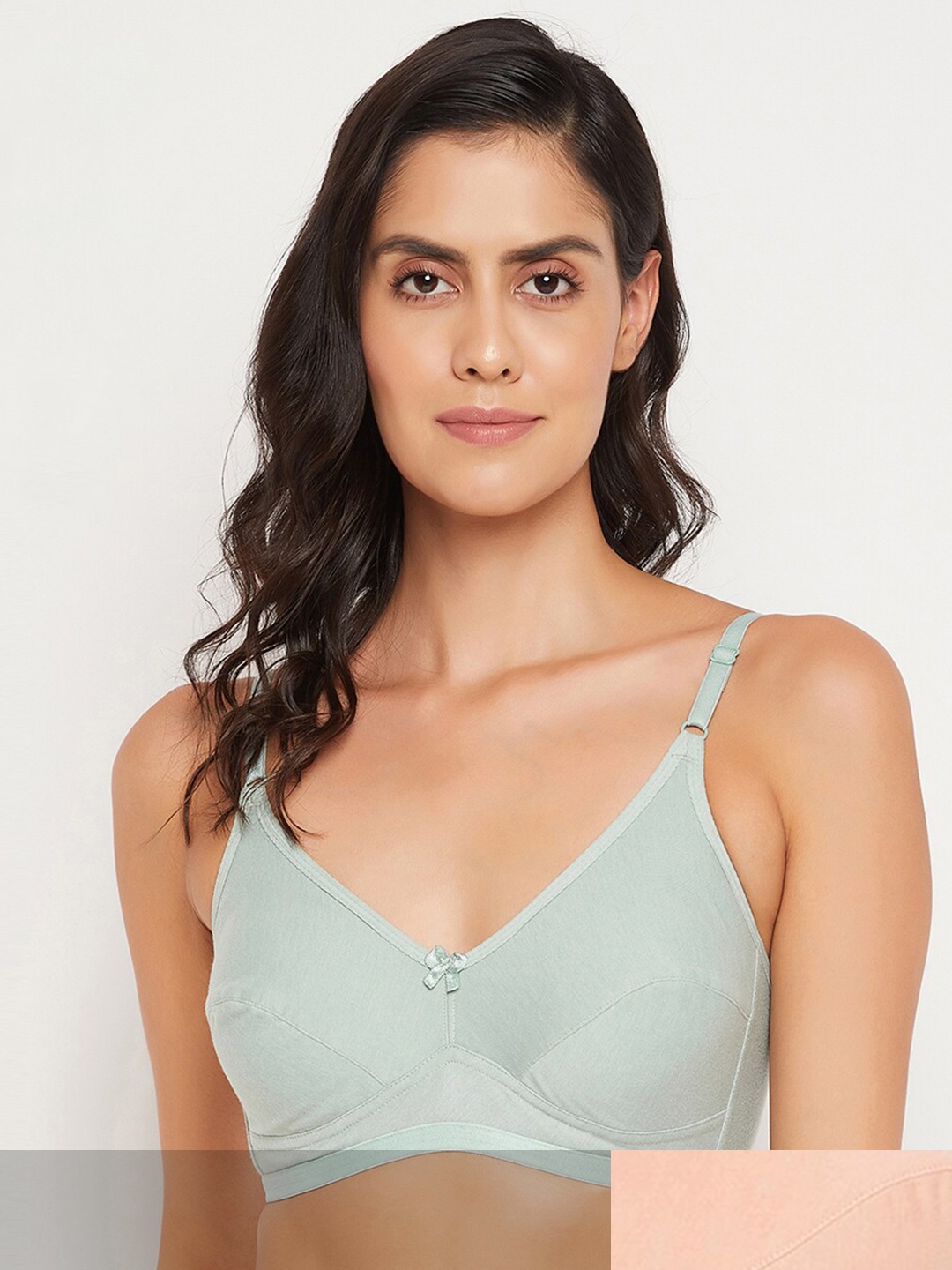 

Clovia Women Pack of 2 Non-Padded Non-Wired Bra, Grey